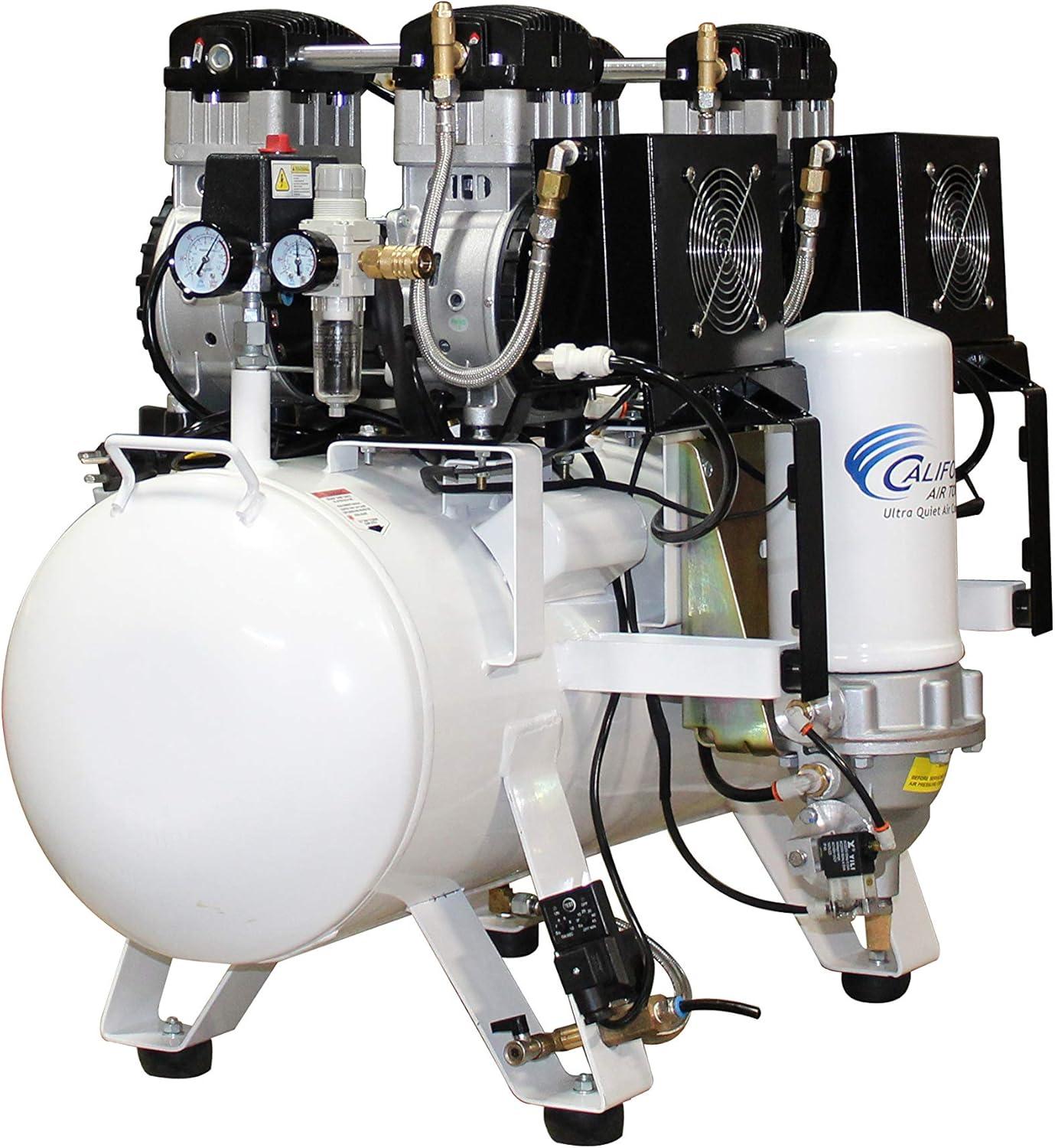 image:imageCalifornia Air Tools 20040C Powerful 40 HP Ultra Quiet and OilFree Air Compressor 20 Gallon Tank 75 dB Noise Level White 220v 60hz4 Hp w98 Dry Air Auto Drain