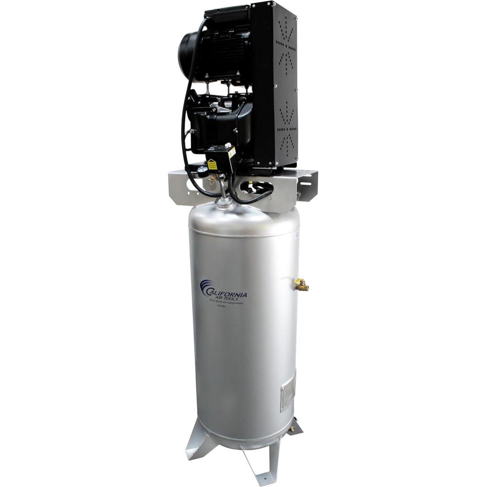 image:imageCalifornia Air Tools 60050SCR Ultra Quiet OilFree Scroll 50 Hp 600 Gal Steel Tank Air Compressor