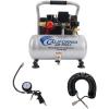 image:imageCalifornia Air Tools 12V1P10S Light amp Quiet 12 Volt 10 Gal Steel Tank Portable Air Compressor