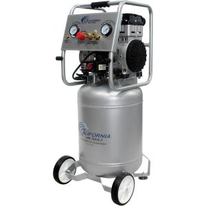 California Air Tools 10020C 2.0 HP Ultra Quiet and Oil-Free Air Compressor, 10 Gallon Steel Tank with Wheels, 70 dBA Noise Level(Steel Tank  220v)