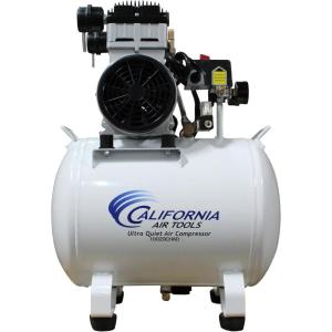 California Air Tools 10020CHAD 2.0 HP Ultra Quiet, Oil-Free Air Compressor, 10 Gallon Tank Capacity, 70 dB Noise Level, Electric, Portable, with Automatic Drain Valve(Steel Tank  220v w/Auto Drain)