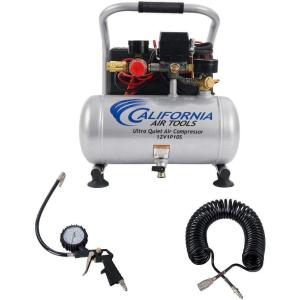 California Air Tools 12V1P10S Light & Quiet .12 Volt, 1.0 Gal. Steel Tank Portable Air Compressor