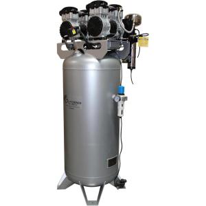 California Air Tools CAT-60040CAD 4.0 HP Ultra Quiet and Oil-Free Air Compressor, 60 Gallon Steel Tank, 75 dBA Noise Level(60 Gallon ASME Tank w/80% Dry Air)