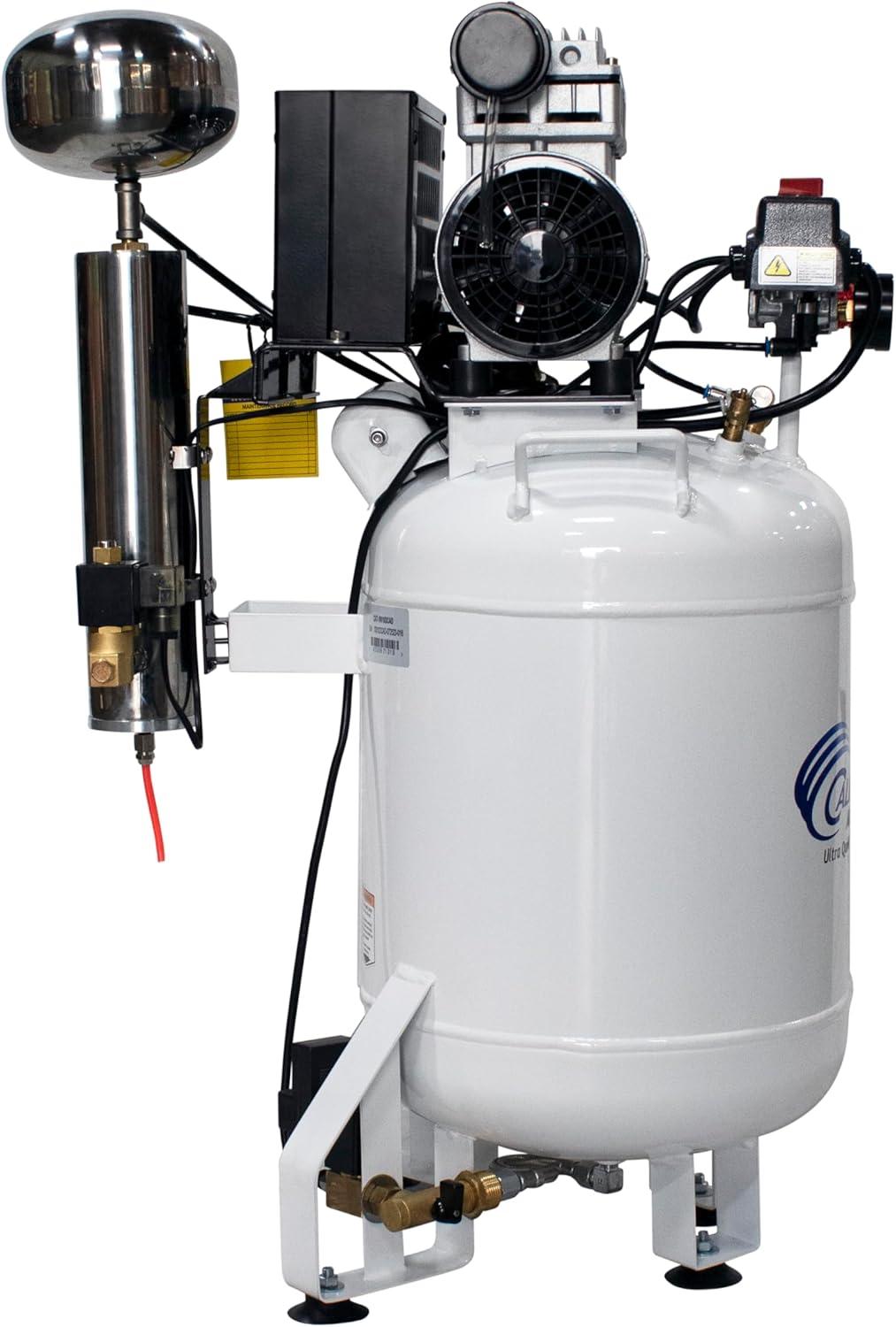 image:imageCalifornia Air Tools 10010DCAD Ultra Quiet amp OilFree Steel Tank Air Compressor with Drying System and Auto Drain Valve 10 gallon