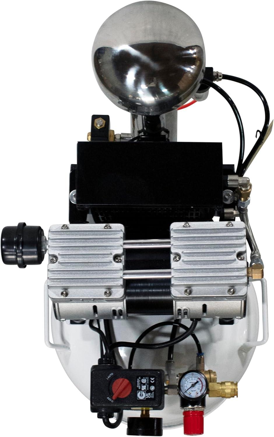 image:imageCalifornia Air Tools 10010DCAD Ultra Quiet amp OilFree Steel Tank Air Compressor with Drying System and Auto Drain Valve 10 gallon