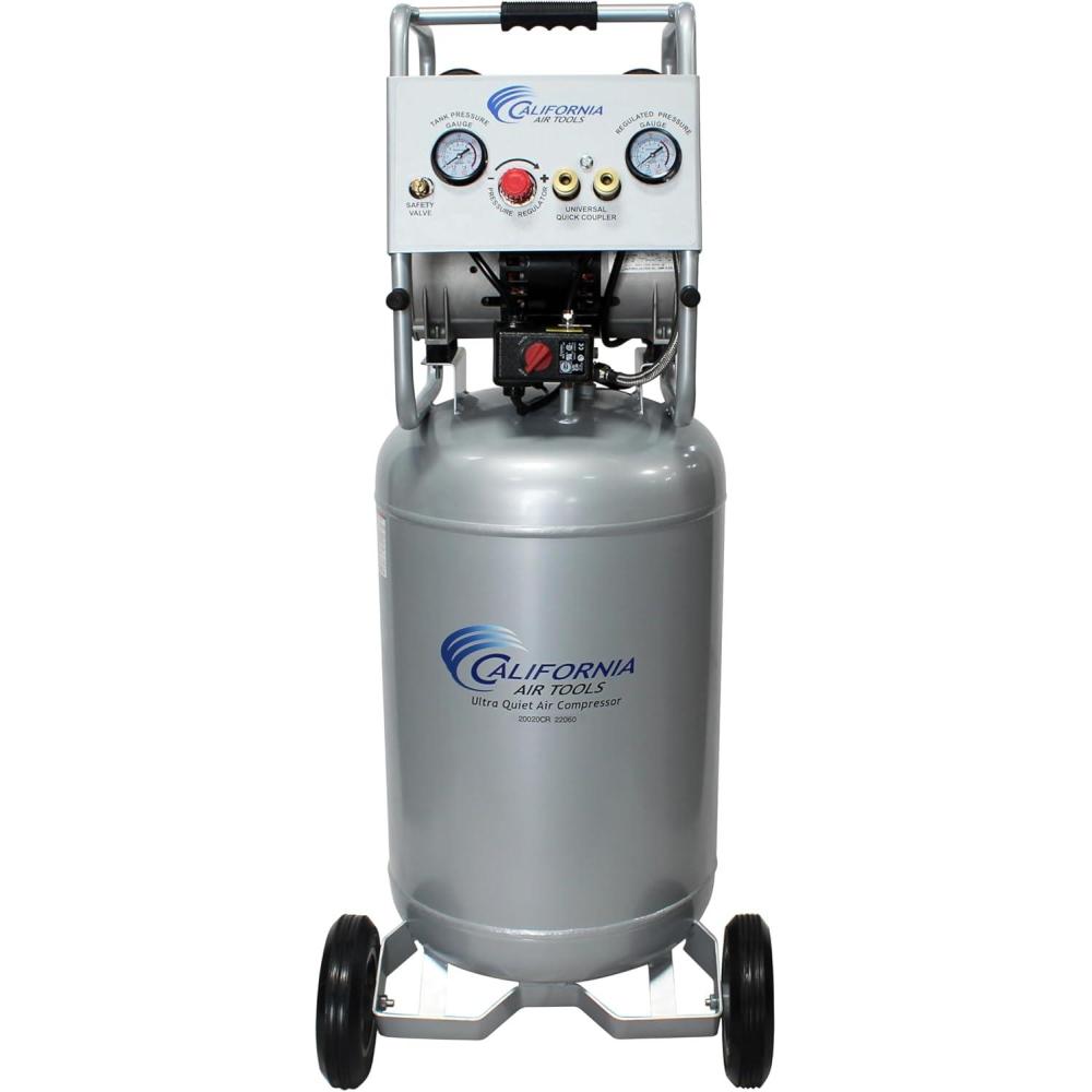 image:imageCALIFORNIA AIR TOOLS 20020CR22060 Ultra Quiet amp OilFree Continuous Run 20 Hp 20 Gallon Air Compressor