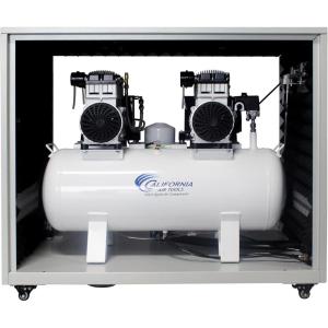 California Air Tools 20040DSPCAD 4.0 HP Ultra Quiet and Oil-Free Air Compressor, 20 Gallon Tank, 65 dB Noise Level, with 80% Air Drying System and Automatic Drain in Soundproof Cabinet, 220V / 60Hz(Cabinet 98% Dry Air w/Auto Drain)